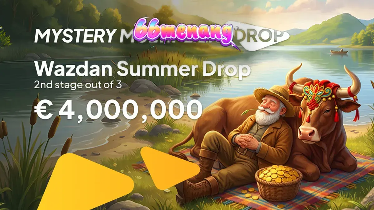 Tampilan visual fitur promosi slot Wazdan
